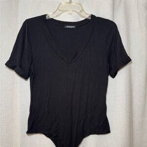 Shinestar Black Fitted Bodysuit
